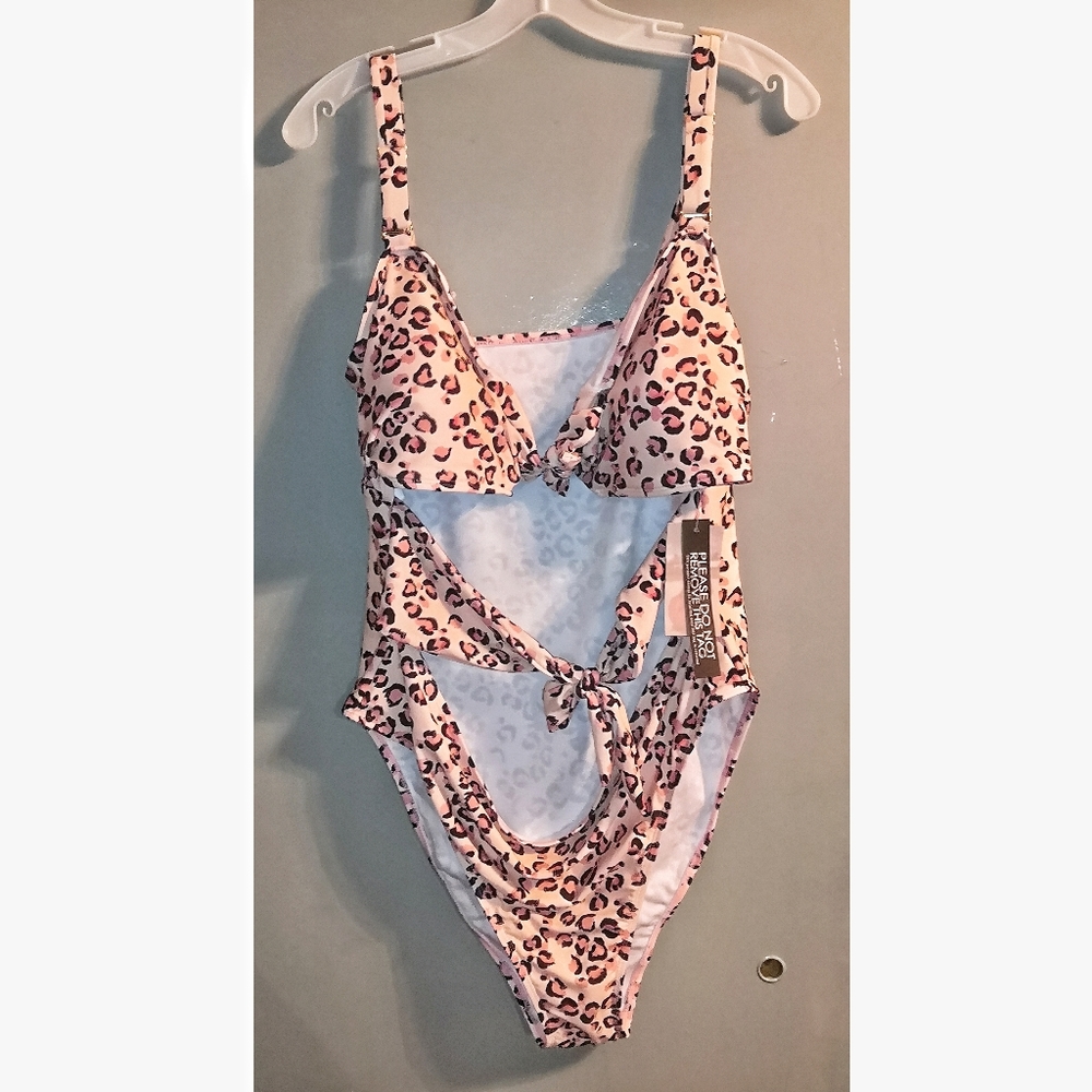 Final Price Plus Size One Piece Swimsuit